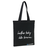 Sac fourre-tout en toile moyen, écologique, lavable, recyclable, réutilisable, avec impression personnalisée de lettres, pour un usage quotidien ou comme cadeau