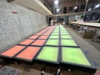 Lampu bata aktif LED interaktif area khusus Game dengan lampu bodi kaca pelatuk aksi untuk acara