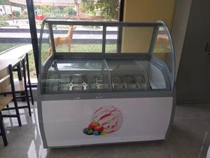 <span class=keywords><strong>Réfrigérateur</strong></span> commercial de haute qualité pour la présentation de la crème glacée en supermarché, capacité de 102 L, ventilation directe, 2 portes - Product Image 3