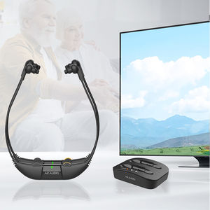 Meilleures ventes de <span class=keywords><strong>casques</strong></span> <span class=keywords><strong>TV</strong></span> <span class=keywords><strong>sans</strong></span> <span class=keywords><strong>fil</strong></span> intra-auriculaires 2.4Ghz en gros avec base de batterie rechargeable - Product Image 4