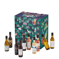 Fabrik Großhandel 24 Tage Bier Advents kalender Box Flasche Wein kiste Verpackung Leerer Karton Benutzer definierter Druck Advents kalender Bier