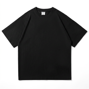 Camiseta Holgada de Algodón Puro 100% de 240 GSM para Hombre, Talla Grande - Product Image 1