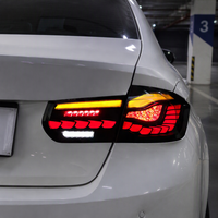 Vente Flash : Ensemble de feux arrière LED 12V de haute qualité, design écailles de dragon fumées, compatible avec les BMW F30 F35, remplacement des feux arrière