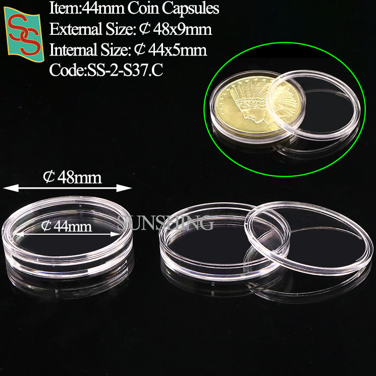 44mm Coin Capsules