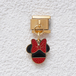 Cartoon Charm Bracelet Gold Plated Modular Pendant DIY Jewelry Accessory Unisex Everyday Wear - Product Image 4