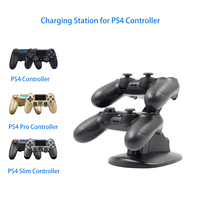 Station de charge de manette PS4 pour manette PS4/PS4 Slim/PS4 Pro Accessoires de jeu