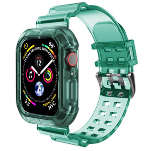 <span class=keywords><strong>Correa</strong></span> para <span class=keywords><strong>Apple</strong></span> <span class=keywords><strong>Watch</strong></span> 9, Multifuncional, Transparente, Estilo Glaciar, para iWatch 7/6/5/4, Gran Venta - Product Image 4