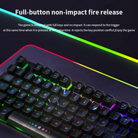 Clavier d'ordinateur portable 87 touches étanche RGB clavier mécanique de jeu avec touches de fonction multimédia clavier laser