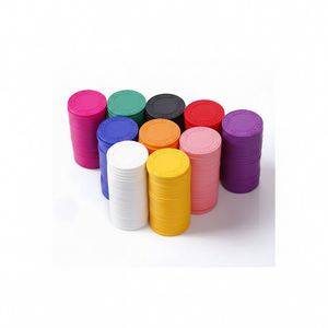 Jetons de poker en plastique vierges et bon marché - Product Image 2
