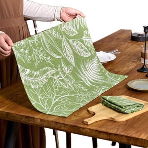 Paño de Cocina Cuadrado con Estampado Floral Personalizado AF, 100% Algodón, Ecológico, de Secado Rápido, con Logotipo Impreso - Product Image 1