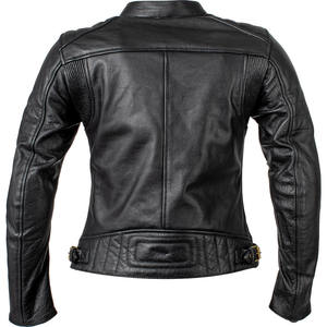 Carburo TWISTER CE chaqueta de moto de cuero certificada mujer Negro L - Product Image 2