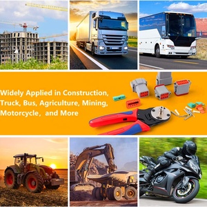 DT Kit konektor 2/3/4/6/8/12 Pin konektor Jerman alat Crimping 338 buah kit konektor DT - Product Image 3