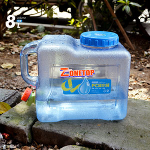 Fût en plastique carré de grande taille, forme carrée, haut de gamme, 5L, 8L, 12L, 15L, <span class=keywords><strong>20L</strong></span>, 22L, 25L, avec <span class=keywords><strong>robinet</strong></span> - Product Image 3