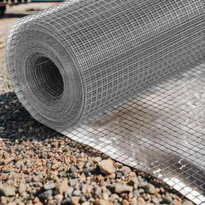 뜨거운 담근 아연 도금 0.7mm 철 와이어 용접 사각 구멍 건설 와이어 메쉬 펜싱 가능한 크기로 절단 - Product Image 4