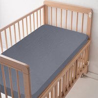 Ensemble de literie pour bébé en mousseline de coton 100% ultra douce de qualité supérieure pratique facile à installer sécurisé séchage rapide pratique durable confortable