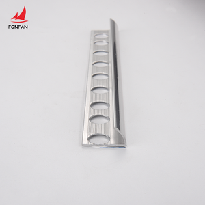 Embellecedor de azulejo de aluminio, tiras de esquina de borde metálico plateado, suelo <span class=keywords><strong>laminado</strong></span> - Product Image 2
