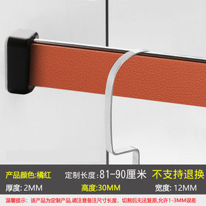 GQK GL1005 Support mural amovible en alliage d'aluminium pour tringle de penderie, design moderne et minimaliste de luxe - Product Image 5