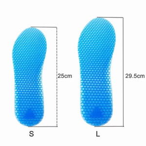YEBEI <span class=keywords><strong>scarpe</strong></span> solette per antiscivolo in silicone nuovo di vendita Anti-tallone dolore traspirante assorbimento degli urti salute <span class=keywords><strong>scarpe</strong></span> per il piede solette - Product Image 1
