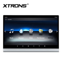 XTRONS Monitor de Reposacabezas para Auto con Pantalla Táctil IPS de 13.3 Pulgadas, Android 11, HD-MI en 4K UHD, Altavoces Dobles, Reproductor de Video para Asientos Traseros