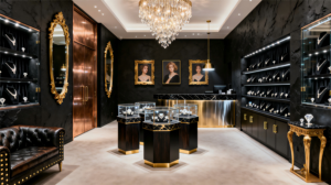 Vitrina <span class=keywords><strong>de</strong></span> Joyería <span class=keywords><strong>de</strong></span> Vidrio Templado <span class=keywords><strong>de</strong></span> Lujo con Iluminación LED para Tiendas Minoristas - Product Image 2