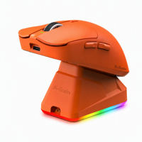 K Snake X11Pro Mouse Gaming Nirkabel Ringan Tri Mode Bluetooth 2.4G Kabel RGB Dock Pengisian Daya Magnetik 12000DPI untuk PC Tablet