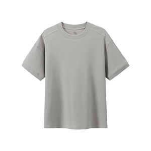 Premium Quality Custom Logo Heavy <b>Weight</b> 100% Cotton Knitted Casual Short Sleeve O Neck <b>Blank</b> T Shirts for Men Bangladesh - Product Image 5