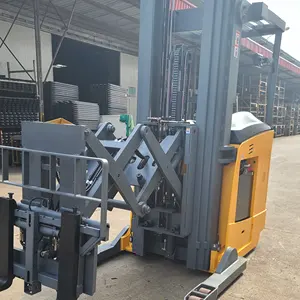 2000kg 2ton Capacity Max Lift Height 13m Electric Reach Forklift Double Deep Reach Truck
