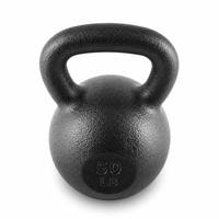 Venta al por mayor de fábrica: Kettlebell de hierro fundido sólido de una pieza, antirrusto, para CrossFit, gimnasios domésticos y comerciales, entrenamiento de fuerza para todo el cuerpo.