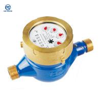 Compteur d'eau numérique intelligent résistant à la chaleur et sans plomb, précision +/-2%, Map10/Map16, pression, plastique, acier inoxydable, laiton