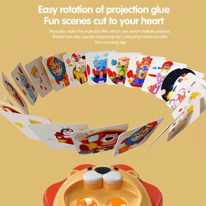 Projecteur torche Lion pour enfants, jouet d'éveil éducatif, apprentissage des histoires, torche lumineuse, projecteur de diapositives dynamiques, jouets torche - Product Image 6