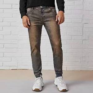 Stock di <span class=keywords><strong>Abbigliamento</strong></span> Jeans da Uomo alla Moda Blu Scuro in Materiale Elasticizzato Pronto per la Vendita <span class=keywords><strong>Abbigliamento</strong></span> di Marca Beyond all'Ingrosso - Product Image 3
