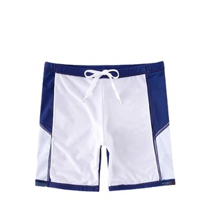 Short de bain pour garçons, maillot de bain en polyester à séchage rapide, pour la natation et les sports nautiques, taille enfant moyenne et grande, bleu marine JH22203 - Product Image 1