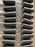 Rouleau conique revêtu de la marque JUXIN avec roulement à billes à gorge profonde, garantie de 1,5 an pour système de convoyeur de matériaux en vrac industriel
