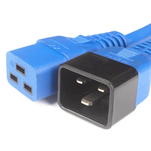 VDE C19-C20 DC Power Cord 16A 250V 3*2.5mm C20 Male Plug C19 Female Socket Home Appliance PDU UPS Server Extension Cable