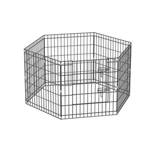 Paneles de Cerca para Jardín, Cerca Segura para Perros y Gatos, Cerca de Hierro Resistente para Animales Pequeños - Product Image 1