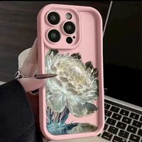 Coques de téléphone portable de luxe antichoc à motif floral en promotion pour iPhone 17 Air 16 15 Plus Pro Max 14 13 12 11 X XR – Housse de protection arrière