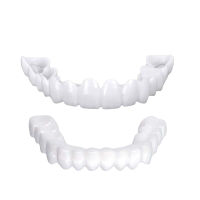 New Snap Smile Customized Label Upper Lower False Teeth Cover Perfect Smile Veneers Comfort Fit Flex Denture Braces