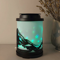 Diffuseur de parfum électrique en verre et métal, écologique, hautement parfumé, lampe d'aromathérapie pour la maison, la chambre à coucher, la relaxation