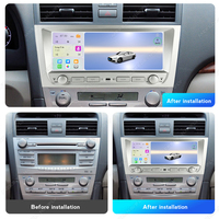 MEKEDE Autoradio multimédia Android 4G FM GPS Navigation Écran tactile 10,26 pouces pour Toyota Camry XV40 Aurion 2007 - 2011