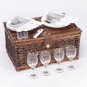 La moda Ambientale di Vimini Set Rattan Cestino Da Picnic Per 2 - Product Image 1