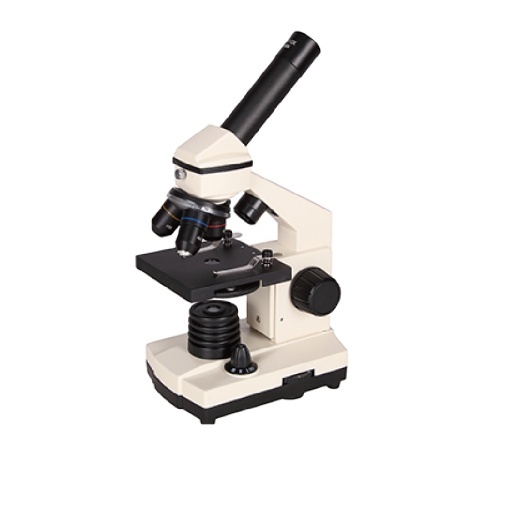 Top and Bottom Led Illumination Monocular Microscope Head Biological Monocular Student Microscope