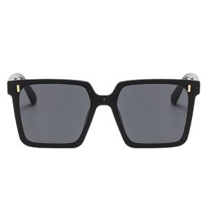 Lunettes de soleil carrées surdimensionnées tendance pour femmes, protection UV400, monture complète, verres PC, style mode YC715 - Product Image 1