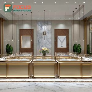 Muebles de Joyería de Lujo de Alta Gama, Vitrina Comercial con Marco Metálico para Tienda - Product Image 6