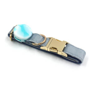 Accesorios de Lujo para Perros y Gatos, Collar y Correa Ajustables de Nailon con Hebilla Metálica, Juego de Collar y Correa para Perro 2022, Pañuelo con Diseño Personalizado, Artículos para Mascotas - Product Image 5