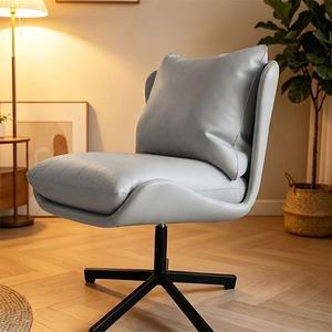 Sillón Moderno Individual Tapizado, Sillón de Descanso Giratorio para Sala de Estar o Balcón - Product Image 5