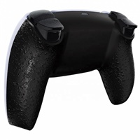 Coques de remplacement pour manettes de jeu, en caoutchouc noir personnalisé, coque arrière pour manette Dualsense PS5, coque inférieure