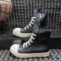 Chaussures de luxe de créateur de qualité supérieure 2026, nouvelles baskets décontractées Ricks pour femme, collection automne-hiver, chaussures montantes en promotion