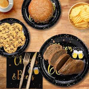Party Supplies 60th Birthday Party Pack for 24 with Cutlery - Product Image 4
