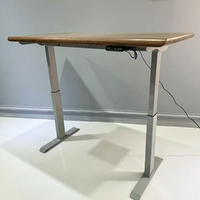 2024 cadre de bureau réglable en hauteur à double moteur ergonomique en gros base de table électrique à colonne de levage rectangulaire à 2 étages, Allemagne