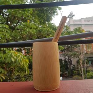 Vietnamese 1L Eco-Friendly Bamboo Drinkware <b>Cup</b> Sustainable <b>Tea</b> <b>Cups</b> & <b>Saucers</b> Carton Packed - Product Image 1